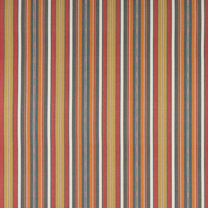 Harlie Stripe Red/Indigo – Stoff von Jane Churchill