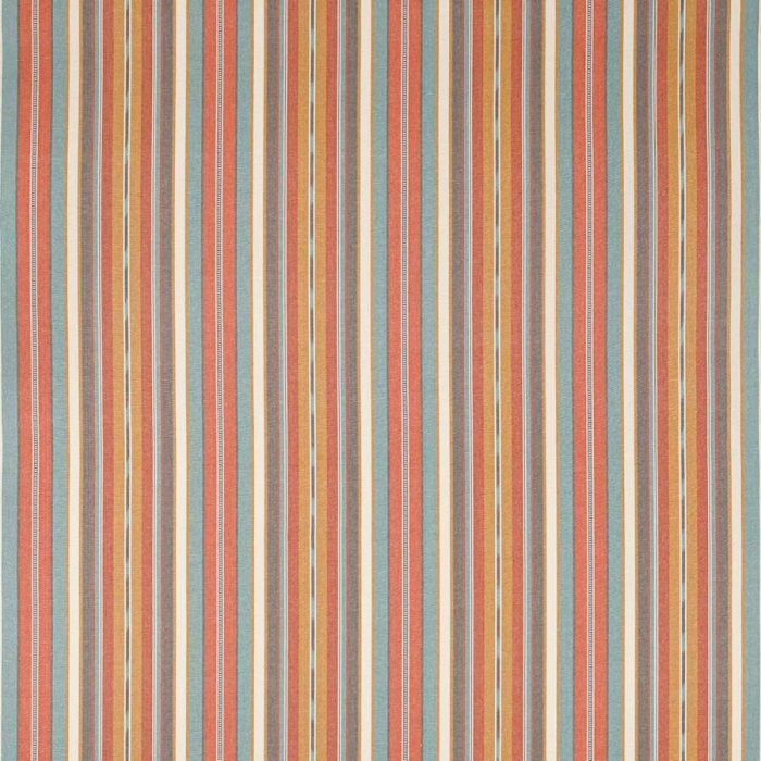 Harlie Stripe Tomato/Blue – Stoff von Jane Churchill