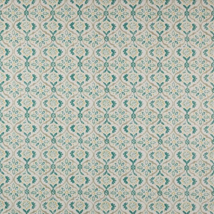 Jane Churchill Haven Stoff in Aqua