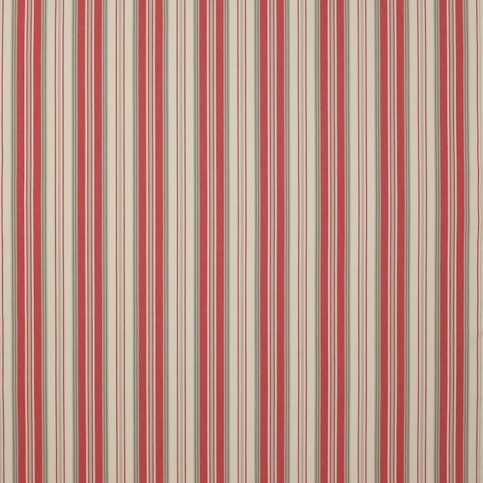 Jane Churchill Hopwell Stripe Streifenstoff in Red