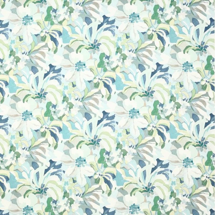 Hot House Teal/Blue – Stoff von Jane Churchill