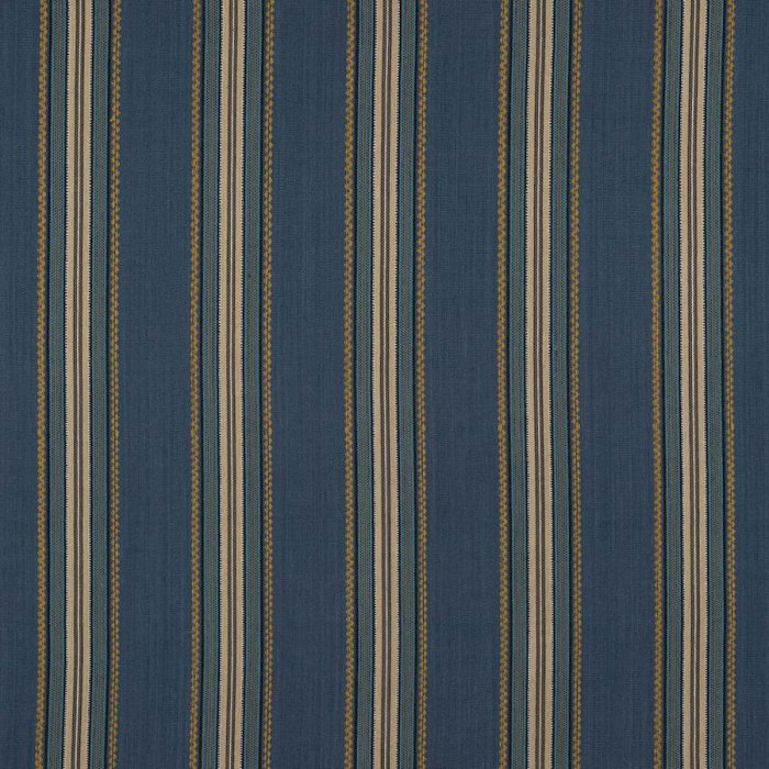 Jane Churchill Indus Stripe Streifenstoff in Cobalt Blue