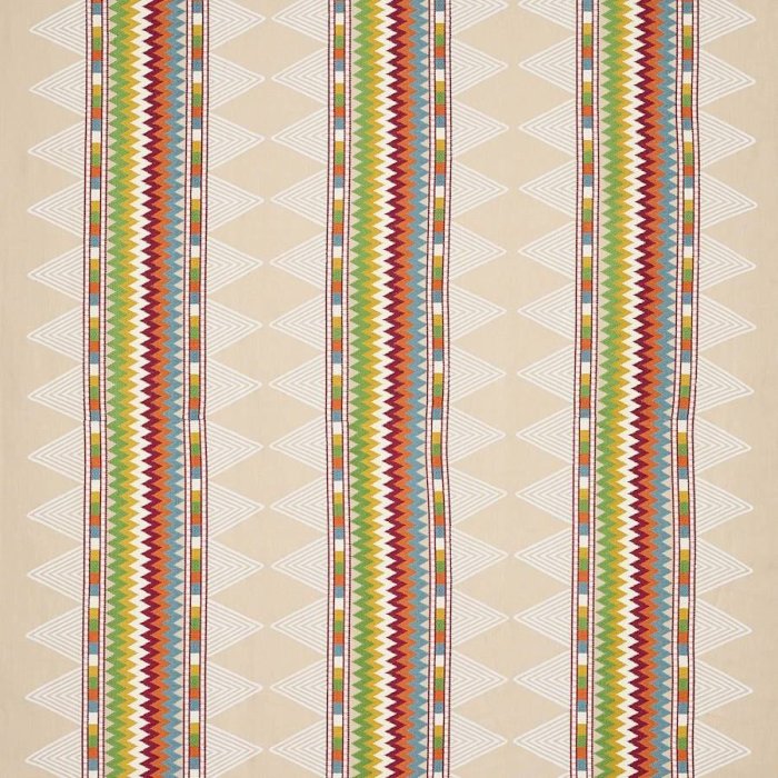 Inka Stripe Multi – Stoff von Jane Churchill