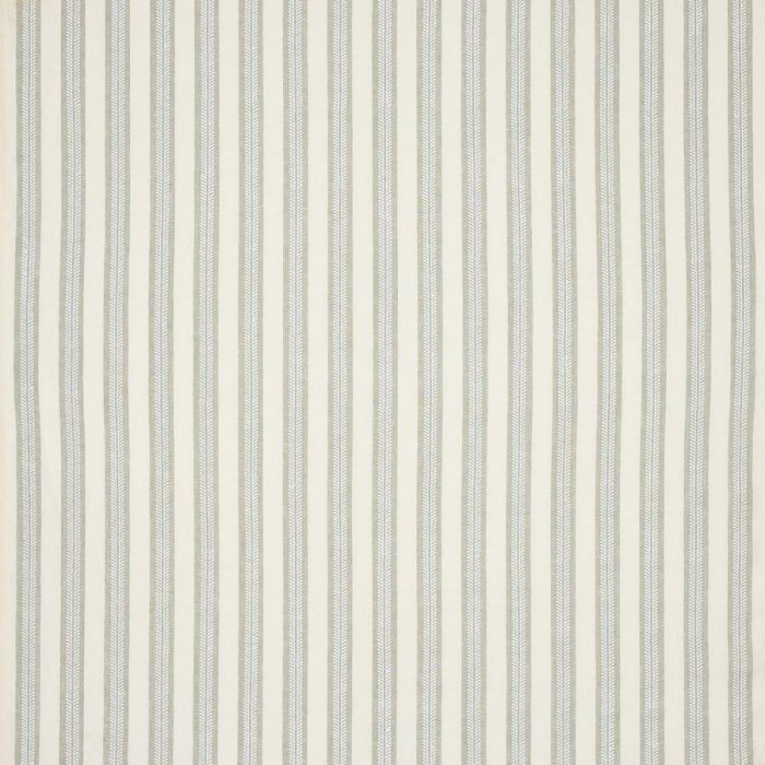 Jane Churchill Innis Stripe Leinenstoff in Sage