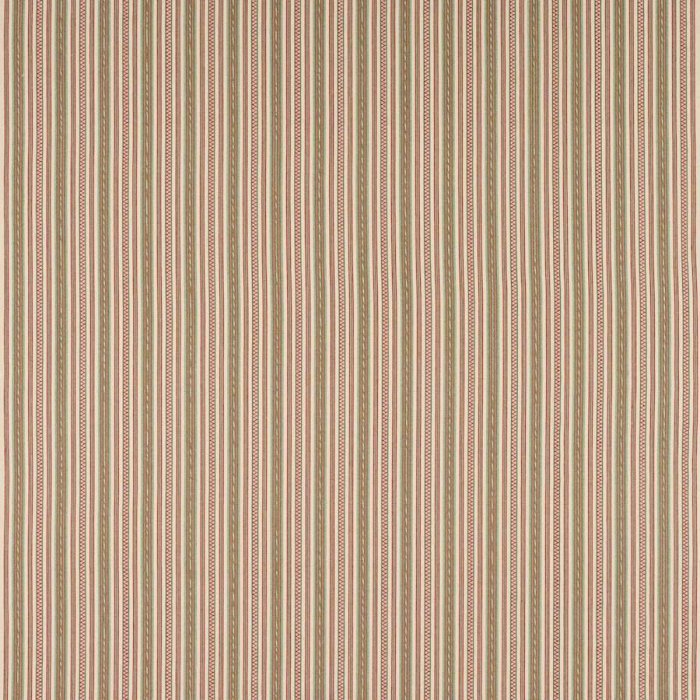 Ivo Stripe Red/Green – Stoff von Jane Churchill