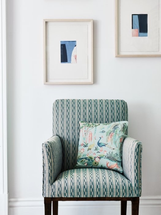 Sessel mit Bezug aus Jane Churchill Jasper in Green