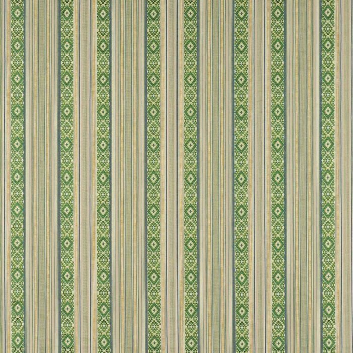 Javalli Stripe Green – Stoff von Jane Churchill