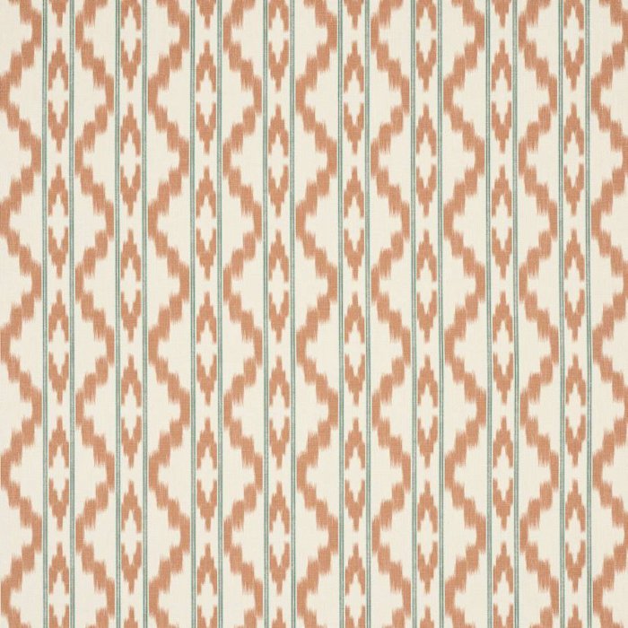 Jane Churchill Jonti Stoff in Terracotta
