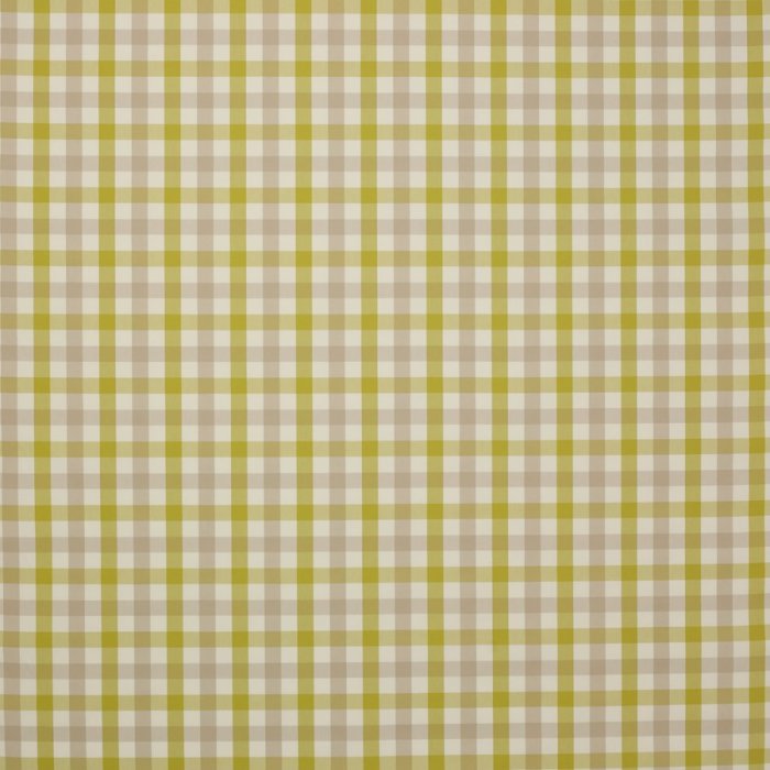 Jane Churchill Kali Check Karostoff in Leaf Green