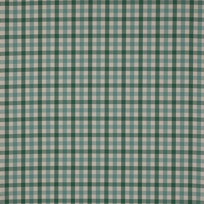 Jane Churchill Kali Check Karostoff in Teal