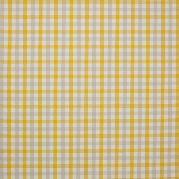 Jane Churchill Kali Check Karostoff in Yellow