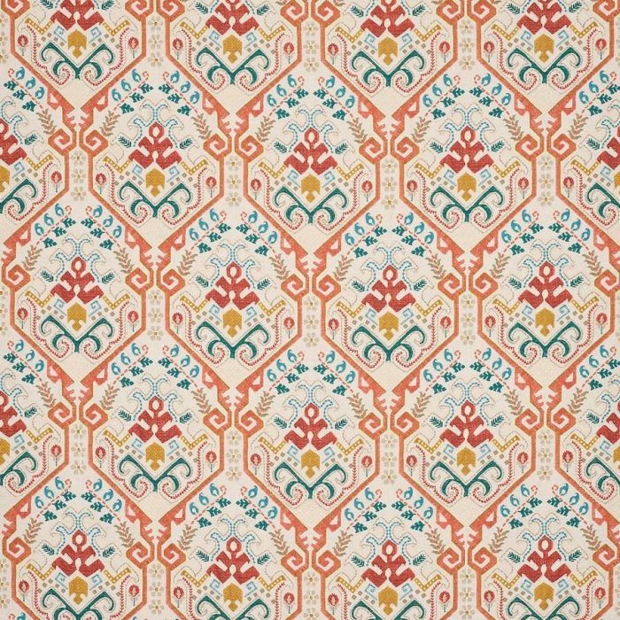 Kashmar Red – Stoff von Jane Churchill