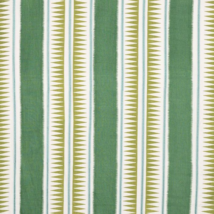 Jane Churchill Kasper Stoff in Green