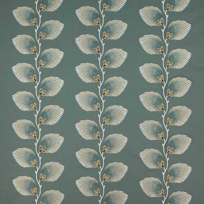 Jane Churchill Lelani Stoff in Teal