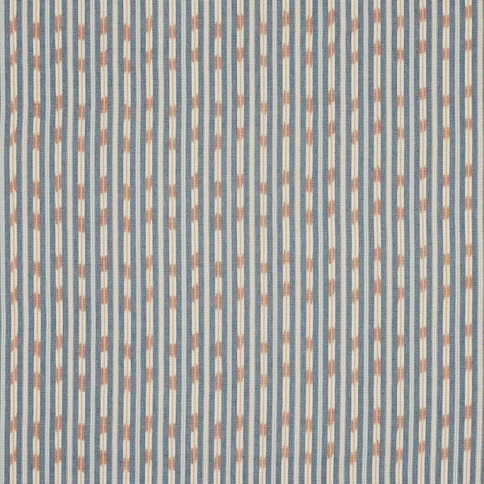 Jane Churchill Leon Stripe Streifenstoff in Indigo