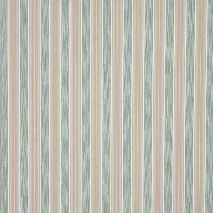Jane Churchill Linton Stripe Streifenstoff in Aqua