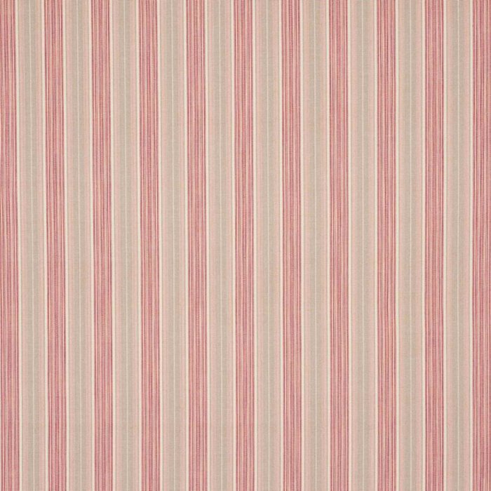 Jane Churchill Linton Stripe Streifenstoff in Red