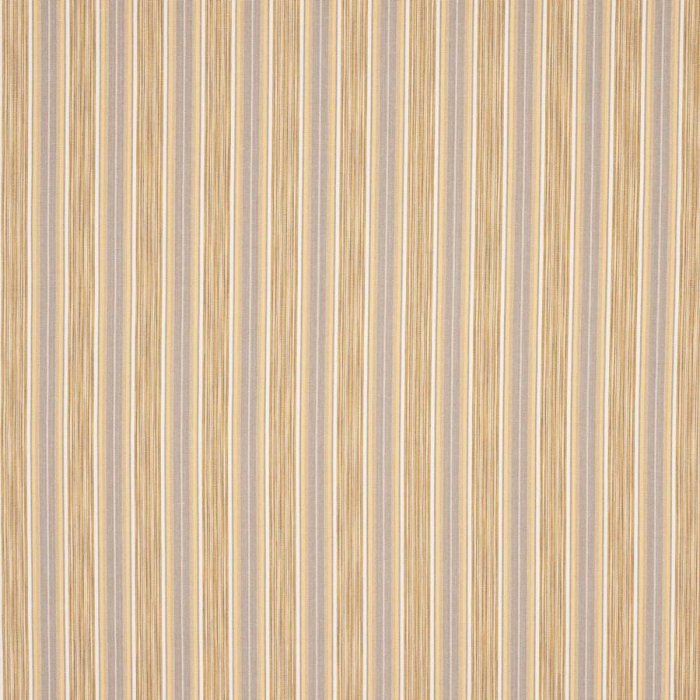 Jane Churchill Linton Stripe Streifenstoff in Yellow