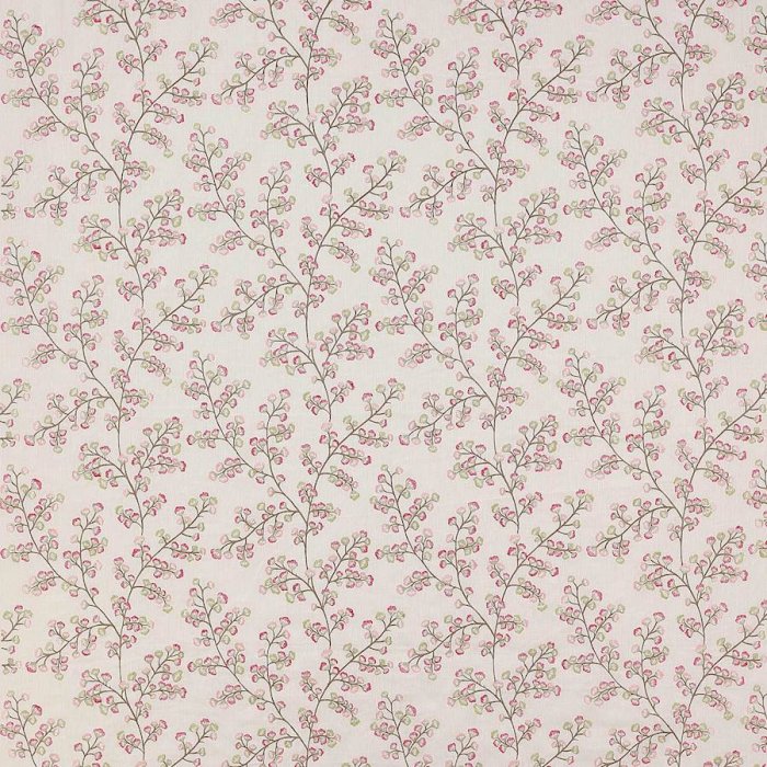 Jane Churchill Lisbeth Stoff in Red/Pink
