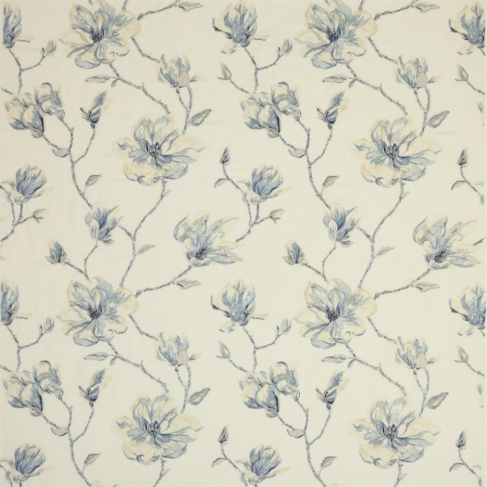 Jane Churchill Lola Flower Stoff in Blue