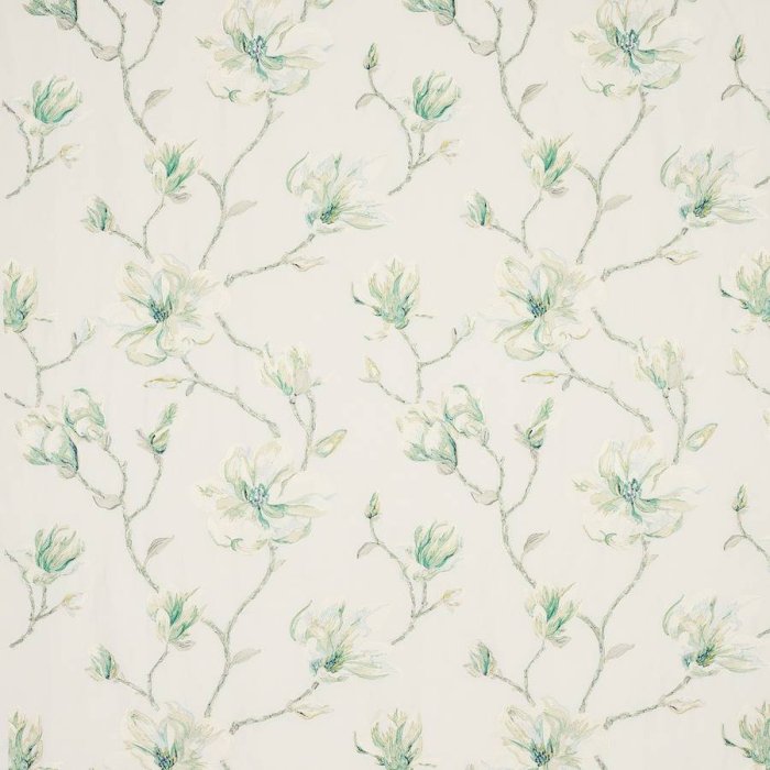 Jane Churchill Lola Flower Stoff in Green