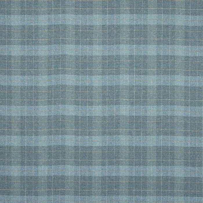 Jane Churchill Montrose Plaid Wollstoff in Blue