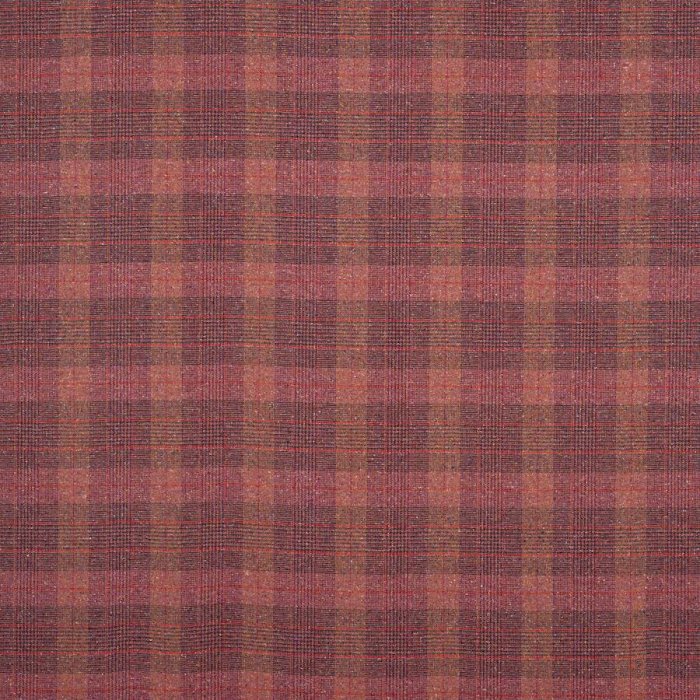 Jane Churchill Montrose Plaid Wollstoff in Red