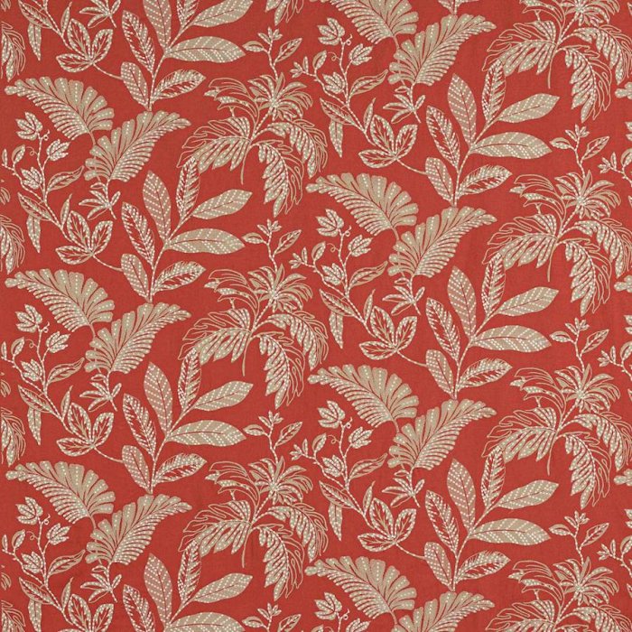 Jane Churchill Nemus Stoff in Red