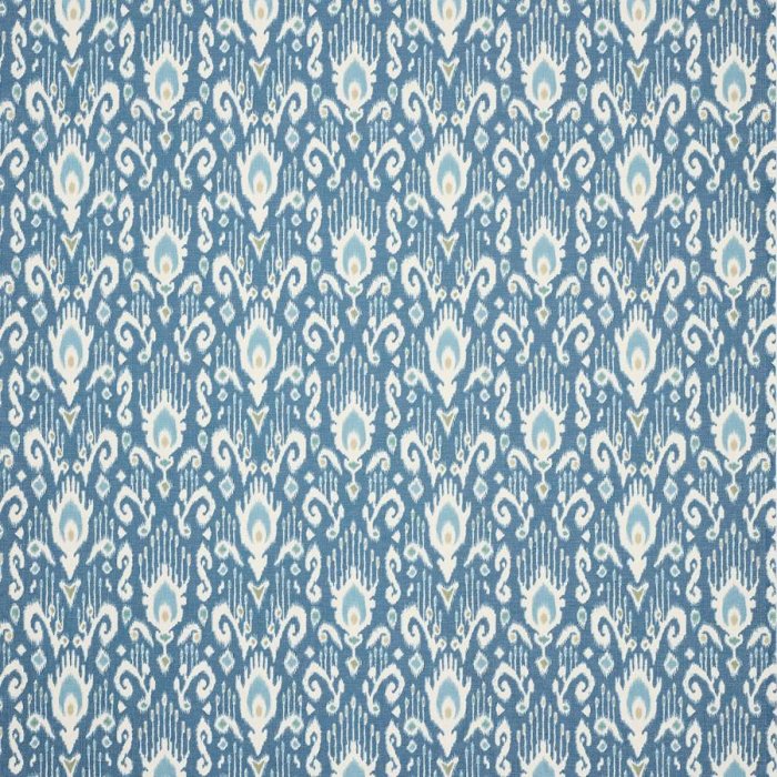 Jane Churchill Odele Ikat-Stoff in Navy