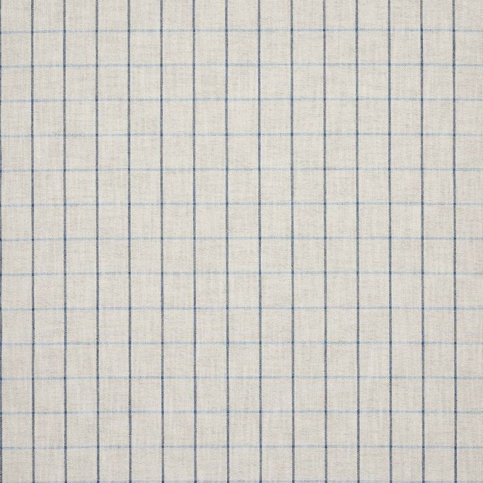 Jane Churchill Otto Check Outdoor-Stoff in Blue