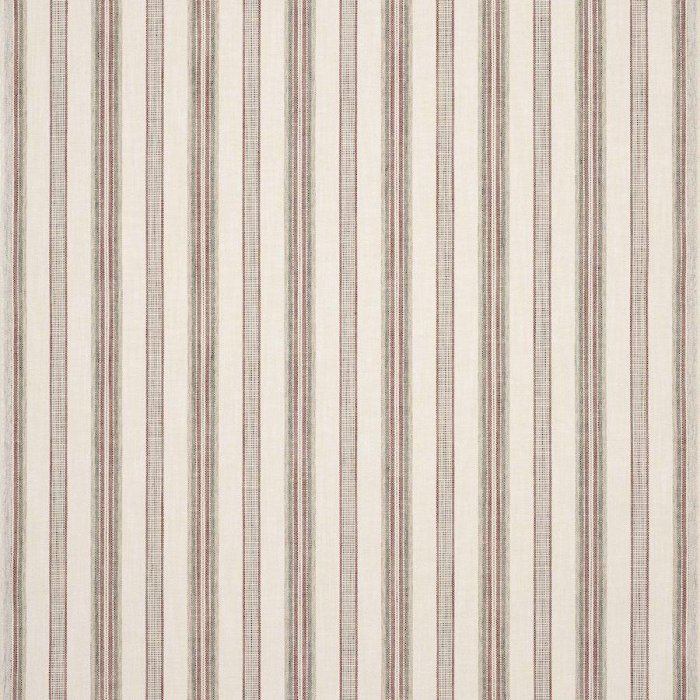 Jane Churchill Otto Stripe Outdoor-Stoff in Red