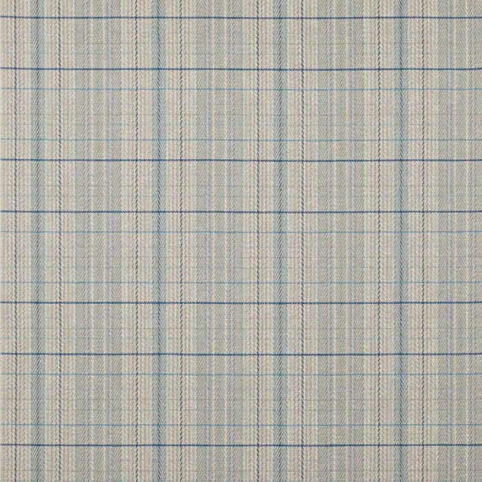 Jane Churchill Oxana Check Karostoff in Blue