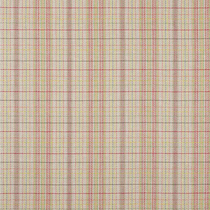 Jane Churchill Oxana Check Karostoff in Red/Green