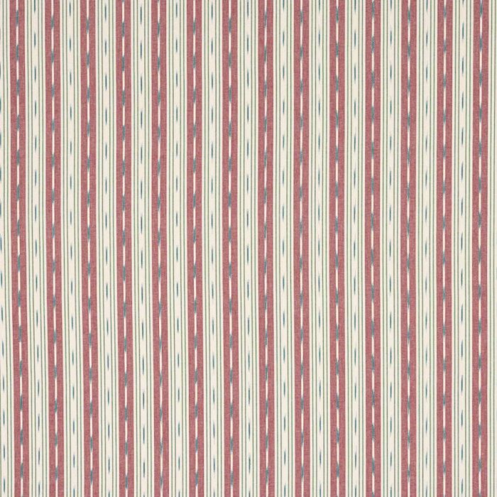 Jane Churchill Oxley Stripe Streifenstoff in Pink/Teal