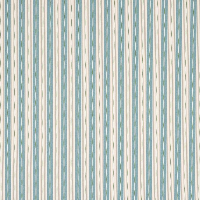 Jane Churchill Oxley Stripe Streifenstoff in Teal