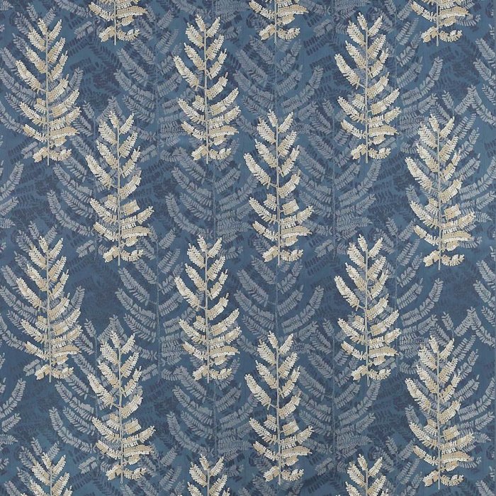 Jane Churchill Pandora Stoff in Blue