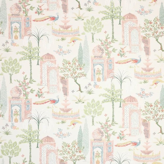 Persian Grove Pink/Grey – Stoff von Jane Churchill