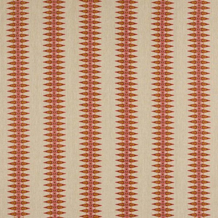 Jane Churchill Priya Stripe Streifenstoff in Red