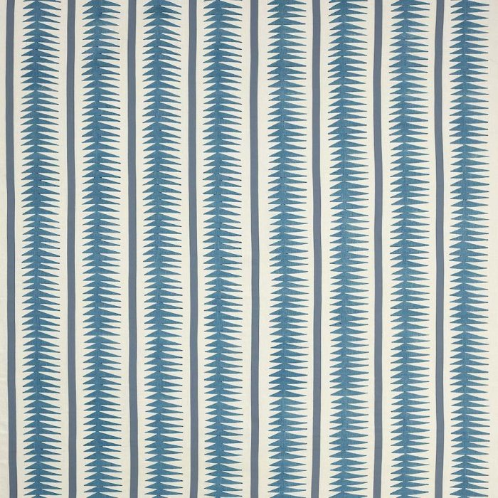 Jane Churchill Rae Leinenstoff in Blue