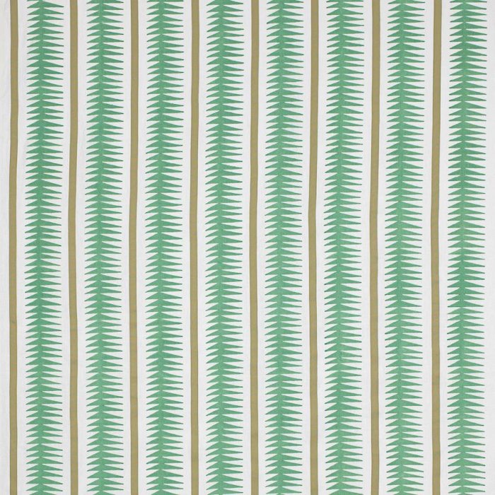 Jane Churchill Rae Leinenstoff in Green