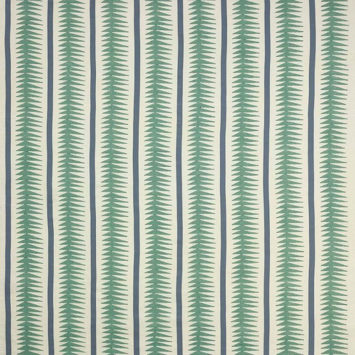 Jane Churchill Rae Leinenstoff in Teal