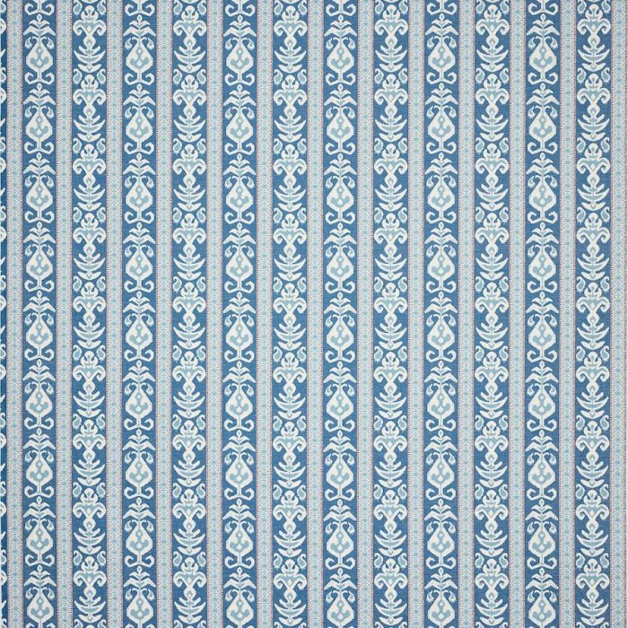 Jane Churchill Ramona Ikat-Stoff in Blue