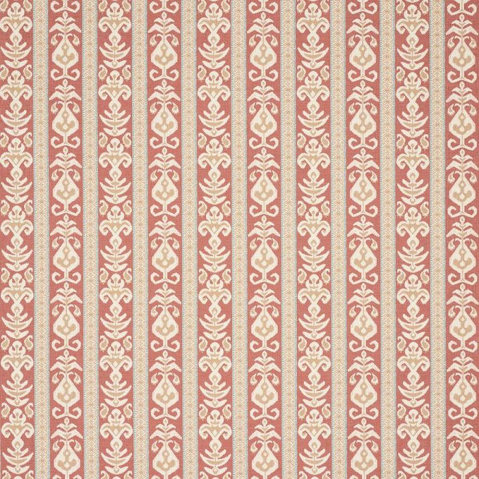 Jane Churchill Ramona Ikat-Stoff in Red
