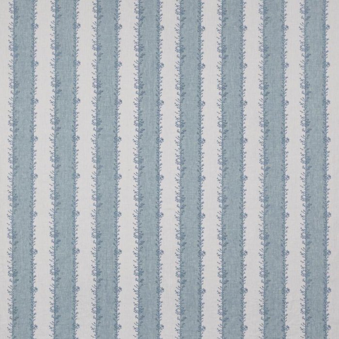 Jane Churchill Rossie Leinenstoff in Blue