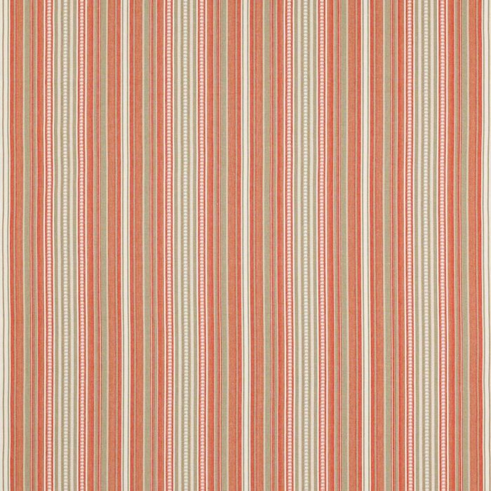 Jane Churchill Seville Stripe Streifenstoff in Coral
