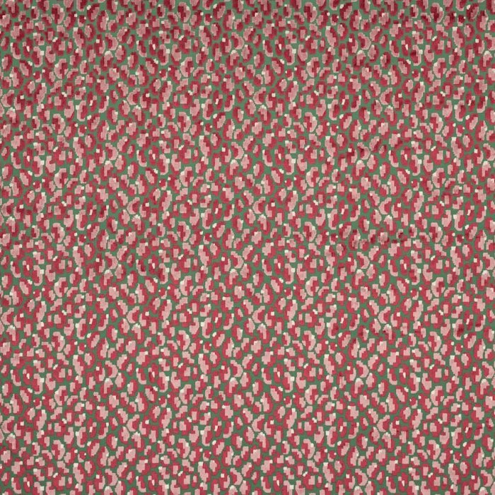Simbar Pink/Green – Stoff von Jane Churchill