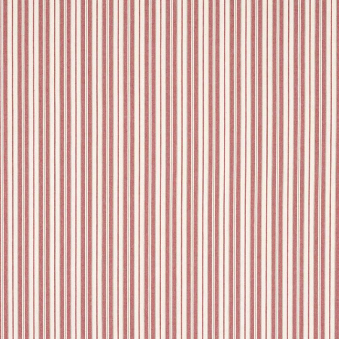 Jane Churchill Stowe Stripe Streifenstoff in Red