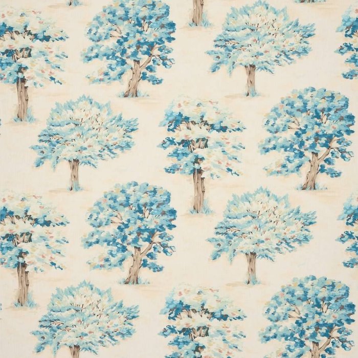 Sylvan Tree Blue – Stoff von Jane Churchill