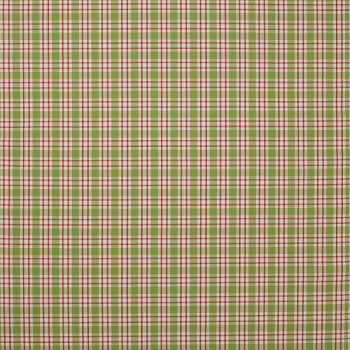Jane Churchill Talla Check Karostoff in Green/Pink