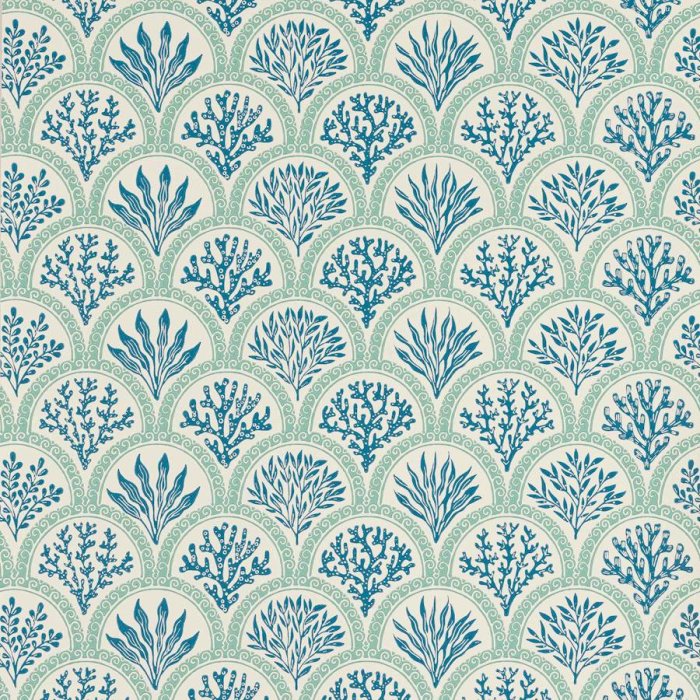 Coralli Tapete von Jane Churchill in Blue